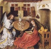 Robert Campin Annunciation oil painting